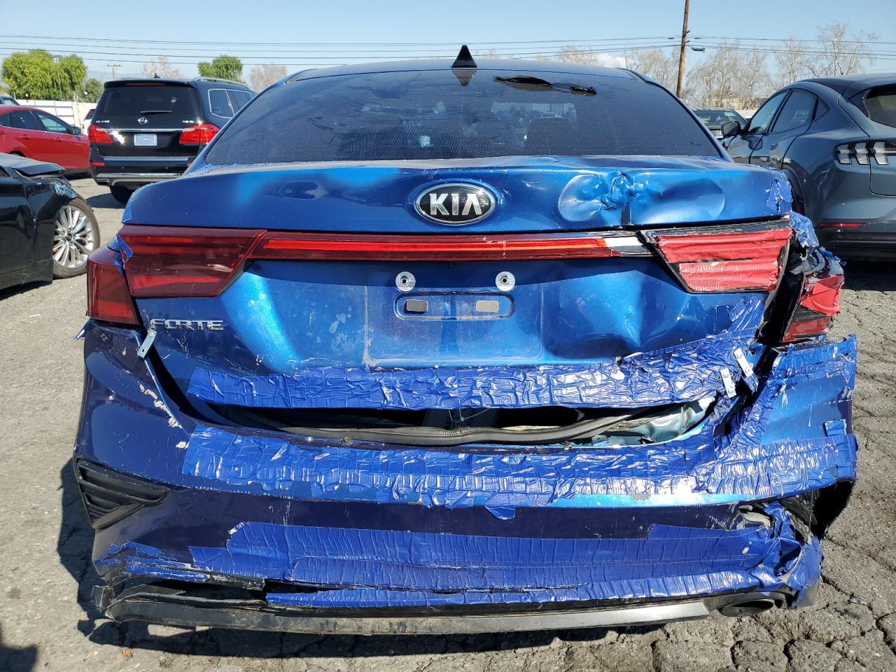 2021 KIA Forte VIN 3KPF24AD5ME396260 Copart auction photo, rear end damage thumbnail 6