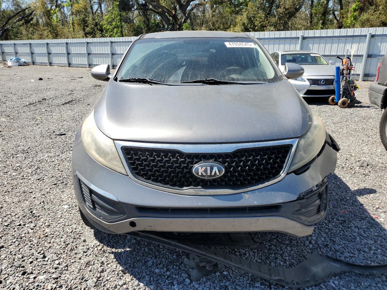 2015 KIA Sportage VIN KNDPB3ACXF7699933 Copart auction photo, front end / side damage thumbnail 5