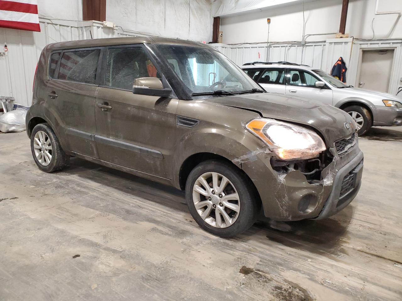 2013 KIA Soul VIN KNDJT2A67D7487835 Copart auction photo, front end damage thumbnail 4