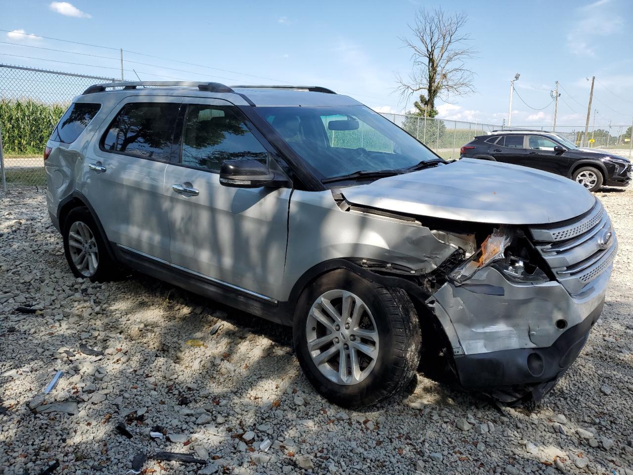 2014 Ford Explorer VIN 1FM5K7D85EGC56718 Copart auction photo, front end / rear end damage thumbnail 4