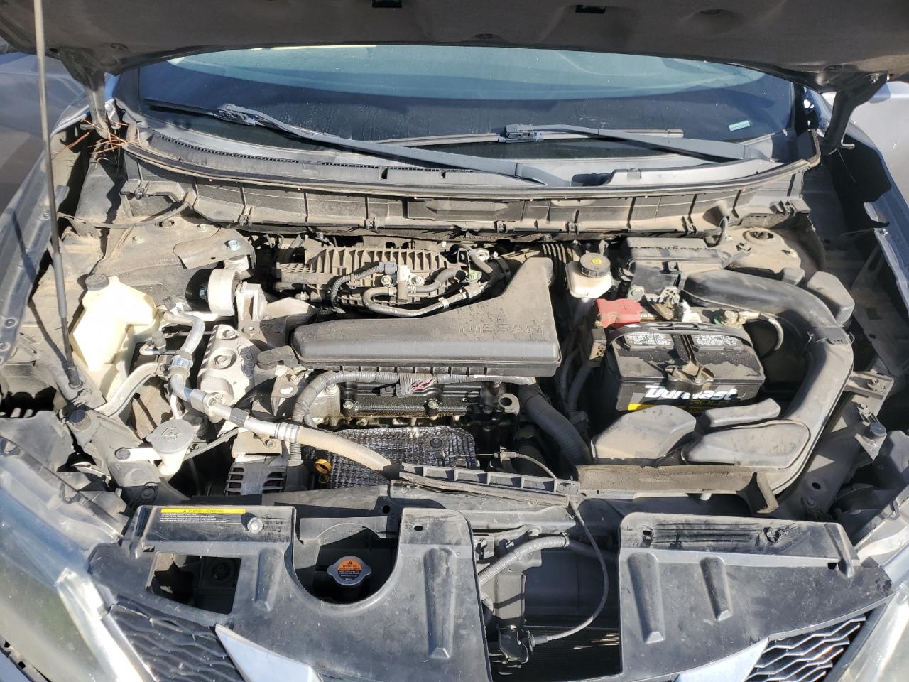 2014 Nissan Rogue VIN 5N1AT2MV7EC842770 Copart auction photo, front end / rear end damage thumbnail 13