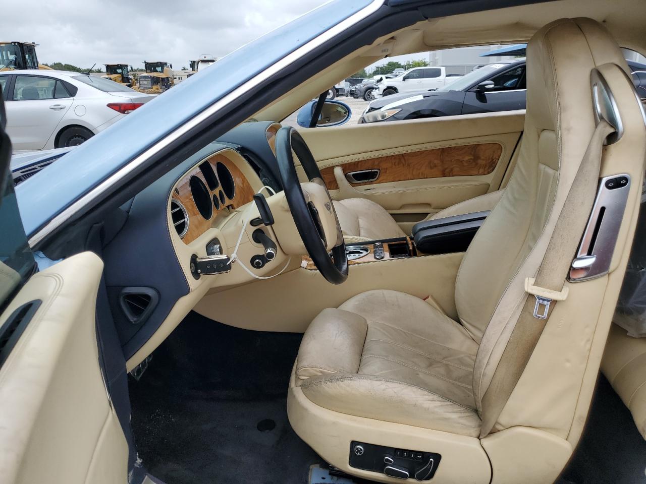 2008 Bentley Continental VIN SCBDR33W38C051739 Copart auction photo, water/flood / vandalism damage thumbnail 7