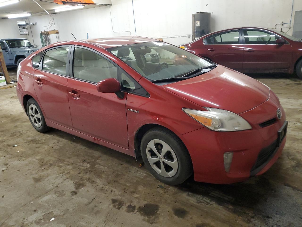 2012 Toyota Prius VIN JTDKN3DU0C5473588 Copart auction photo, front end / side damage thumbnail 4