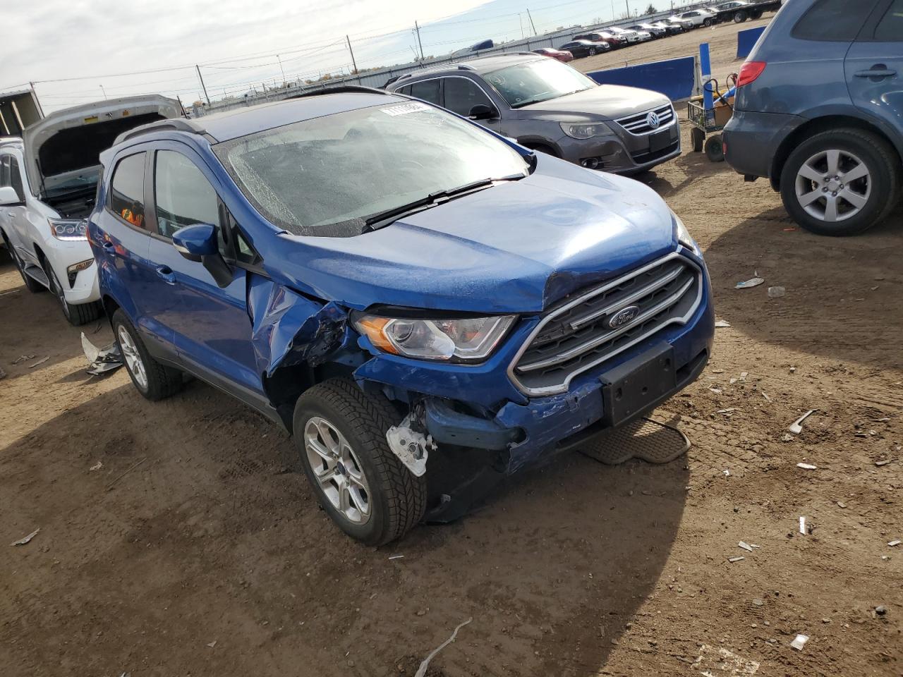 2018 Ford EcoSport VIN MAJ6P1UL4JC172005 Copart auction photo, front end damage thumbnail 4