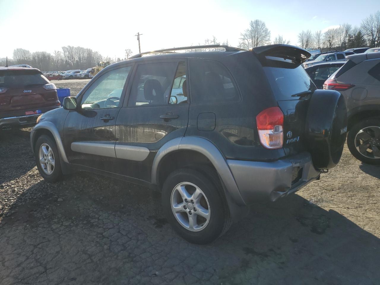 2001 Toyota RAV 4 VIN JTEHH20V410091029 Copart auction photo, side / front end damage thumbnail 2