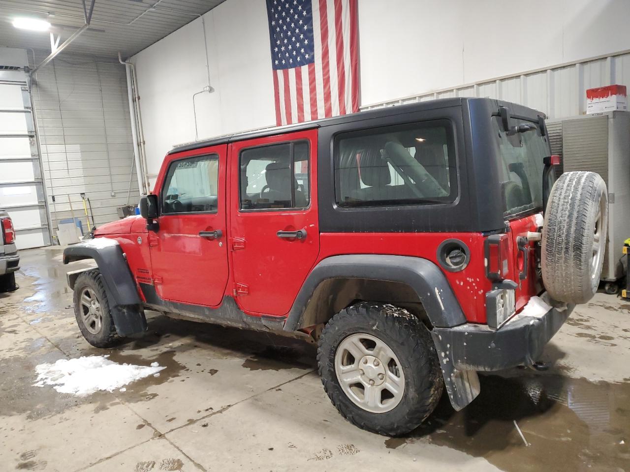 2015 Jeep Wrangler VIN 1C4BJWKG6FL773999 Copart auction photo, front end damage thumbnail 2