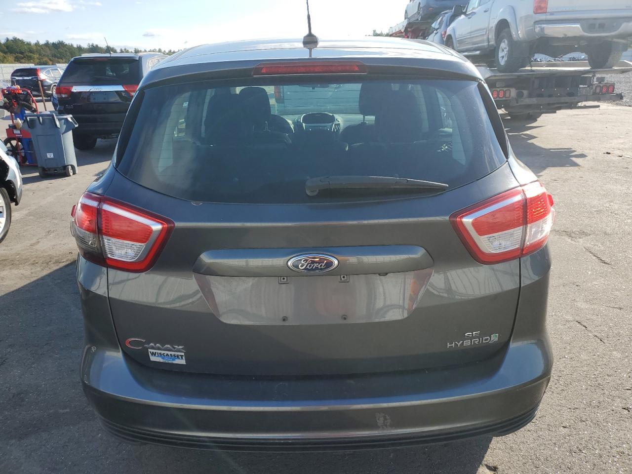 2018 Ford C-MAX VIN 1FADP5AU6JL100802 Copart auction photo, side / front end damage thumbnail 6