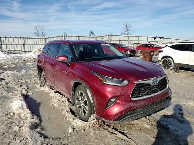 2021 Toyota Highlander VIN 5TDHBRCH8MS536992 Copart auction photo, rear end damage thumbnail 12