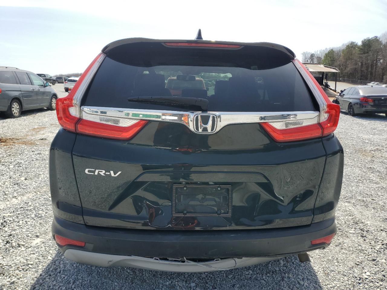 2017 Honda CR-V VIN 7FARW1H84HE003085 Copart auction photo, front end / rear end damage thumbnail 6