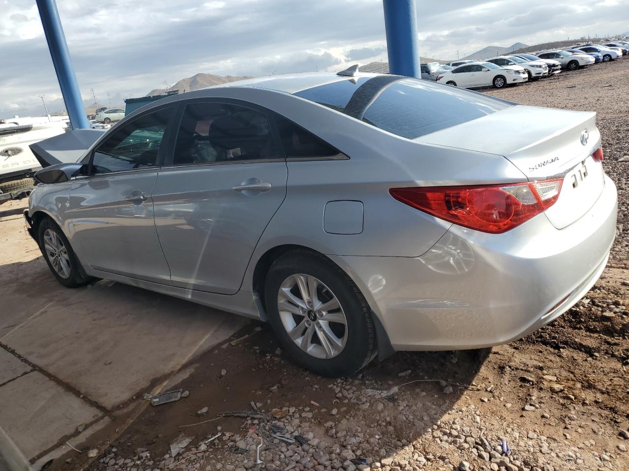 2012 Hyundai Sonata VIN 5NPEB4AC5CH457572 Copart auction photo, front end / side damage thumbnail 2