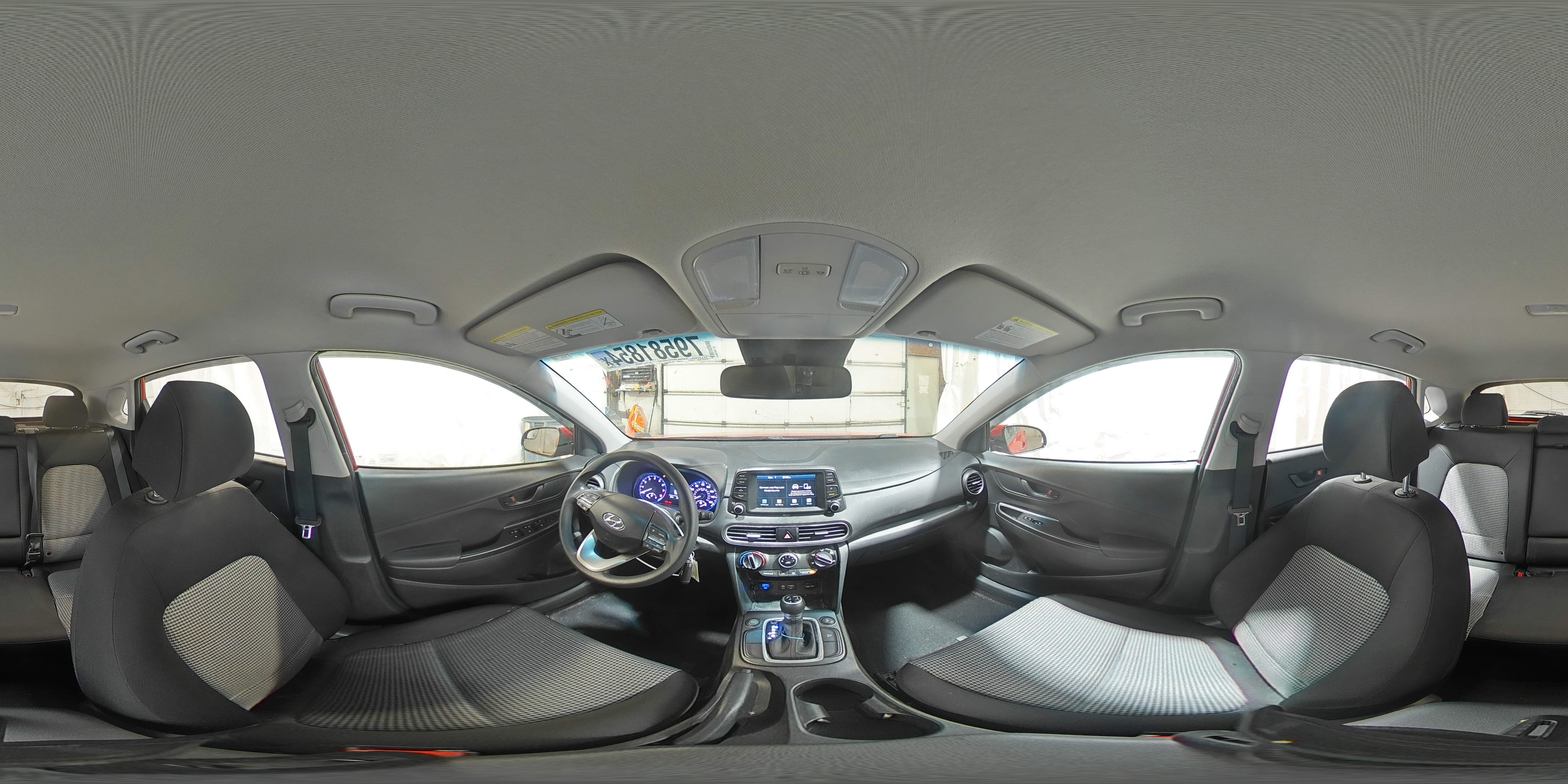 2020 Hyundai Kona VIN KM8K1CAA3LU486181 Copart auction photo, front end damage thumbnail 13