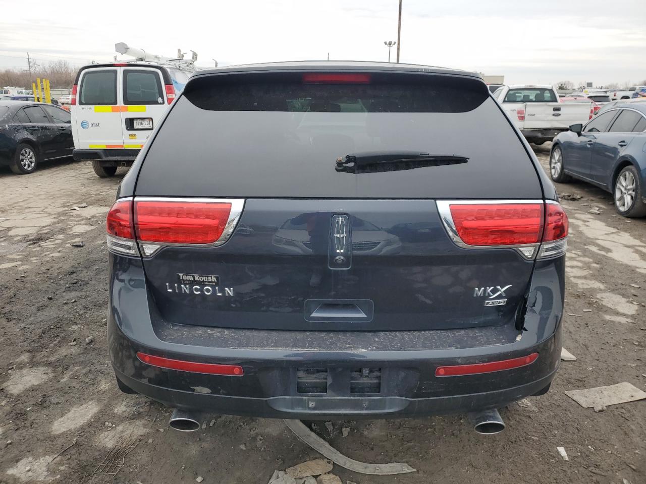 2014 Lincoln MKX VIN 2LMDJ8JK1EBL16770 Copart auction photo, front end / undercarriage damage thumbnail 6