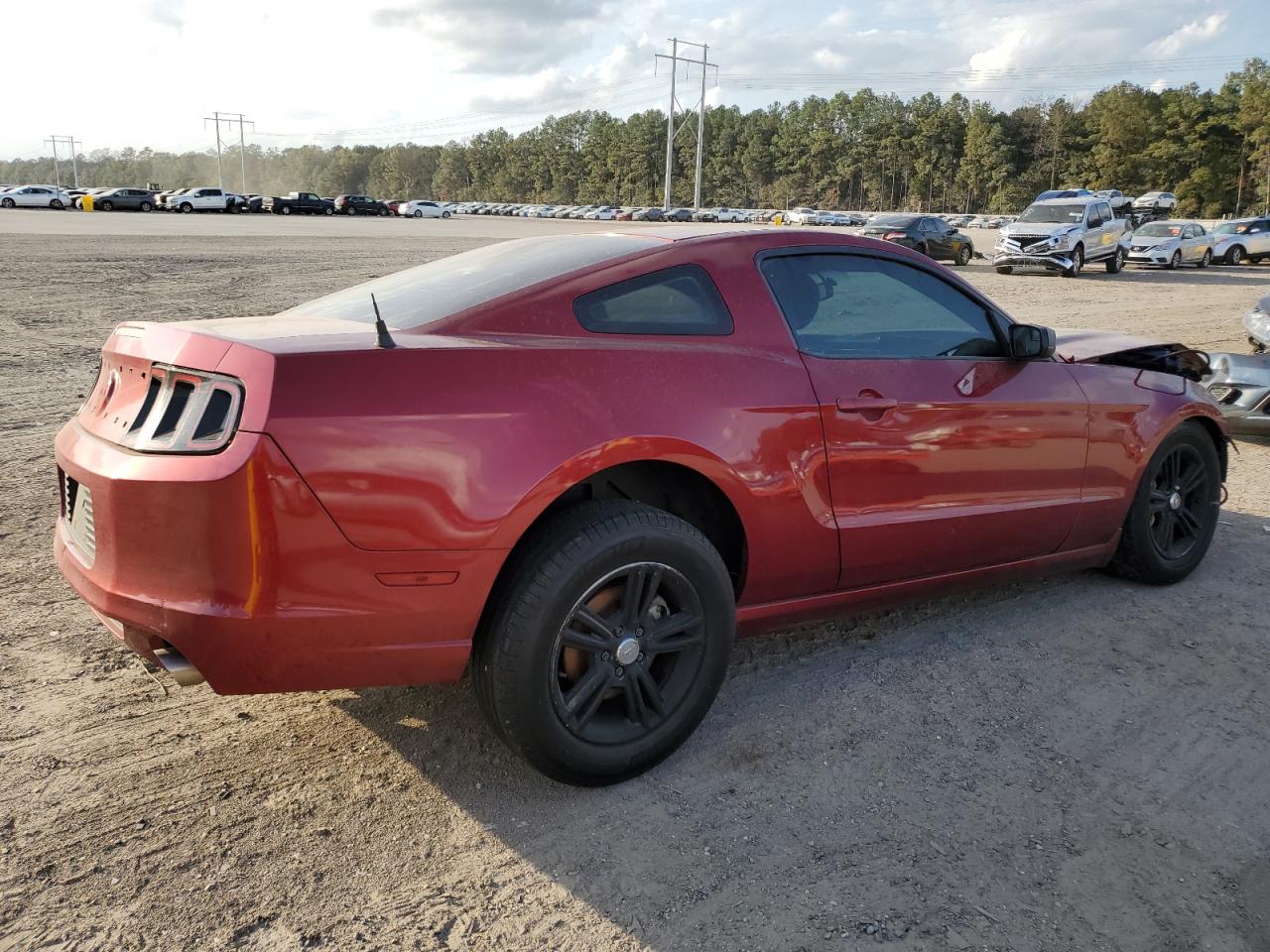 2014 Ford Mustang VIN 1ZVBP8AM6E5280843 Copart auction photo, front end damage thumbnail 3