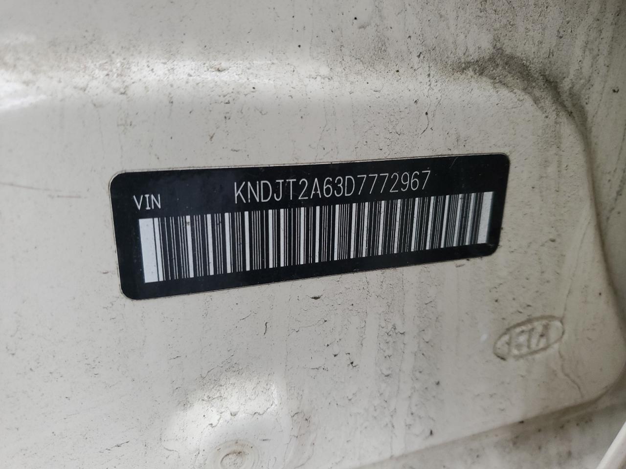 2013 KIA Soul VIN KNDJT2A63D7772967 Copart auction photo, undercarriage damage thumbnail 13