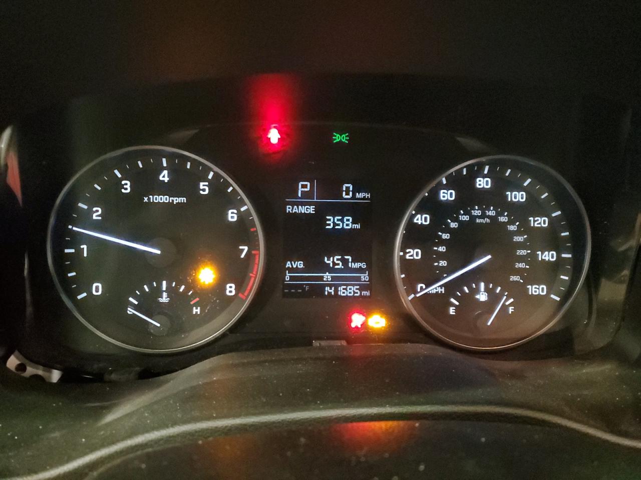 2017 Hyundai Elantra VIN 5NPD74LFXHH100495 Copart auction photo, front end damage thumbnail 9