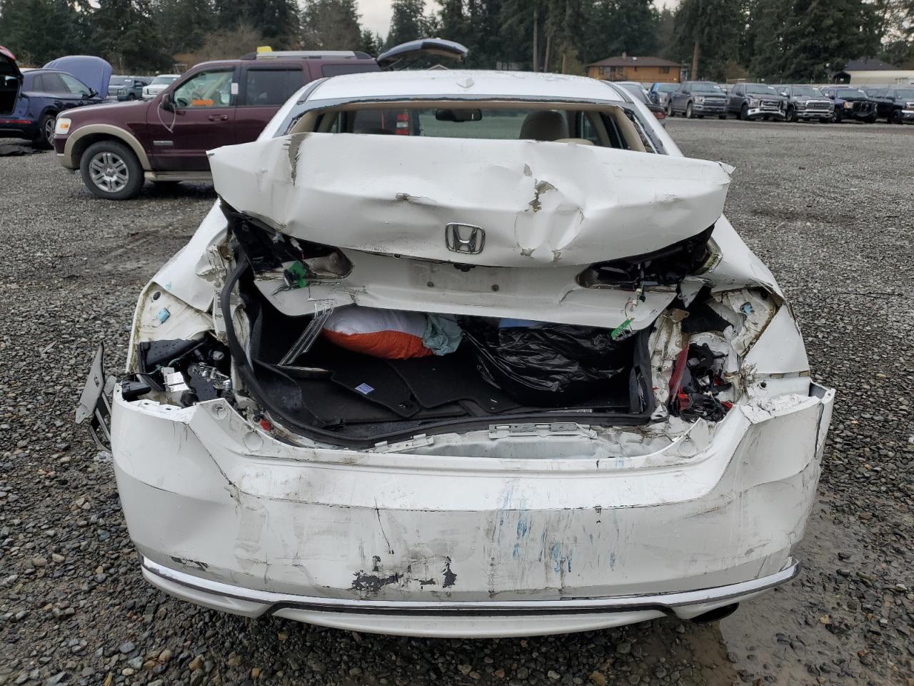 2016 Honda Accord VIN 1HGCR2F82GA056796 Copart auction photo, rear end damage thumbnail 6
