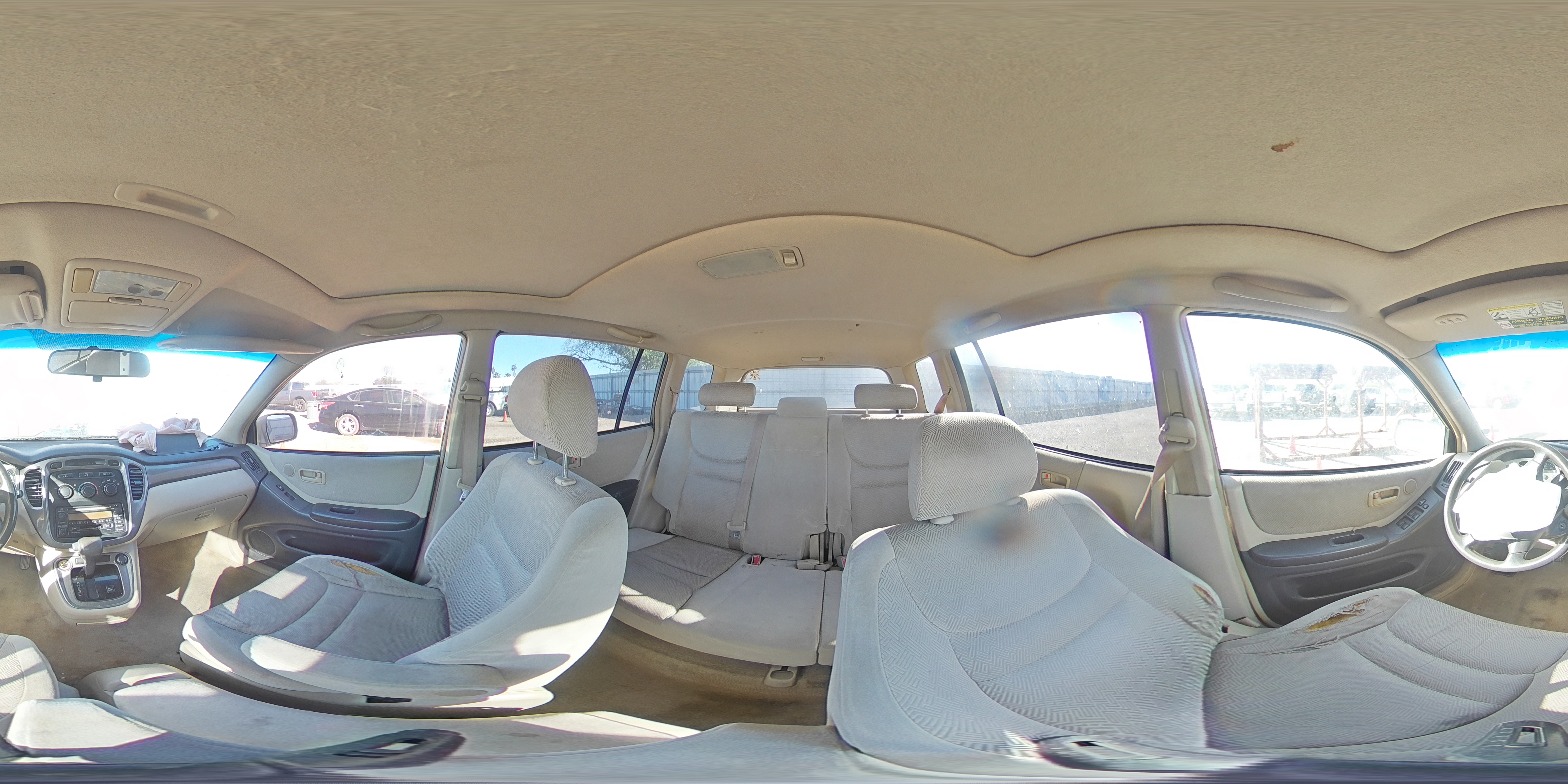 2001 Toyota Highlander VIN JTEGD21AX10012739 Copart auction photo, front end / minor dent/scratches damage thumbnail 14