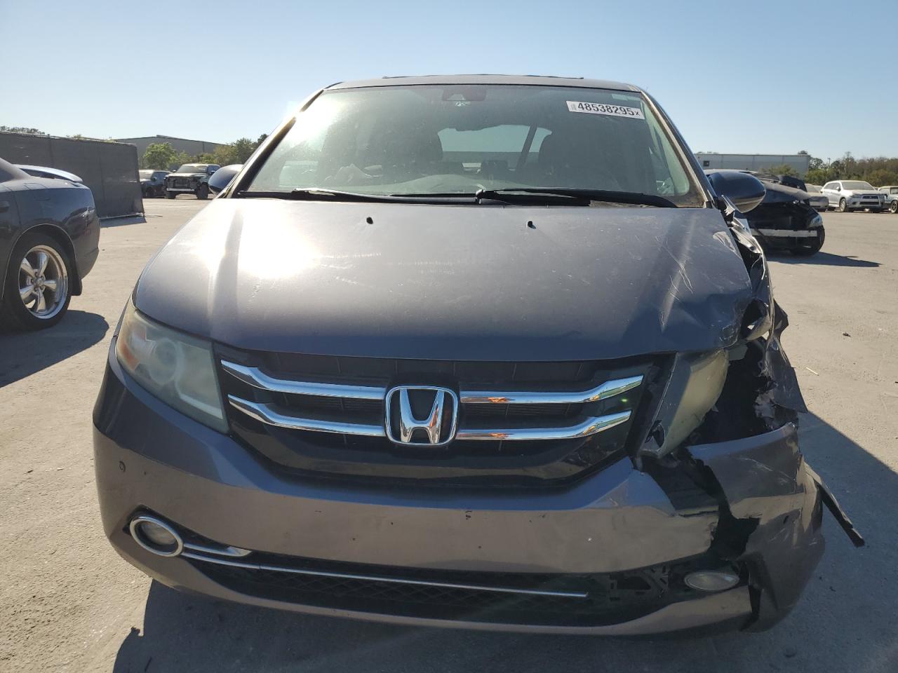 2015 Honda Odyssey VIN 5FNRL5H9XFB012407 Copart auction photo, front end damage thumbnail 5