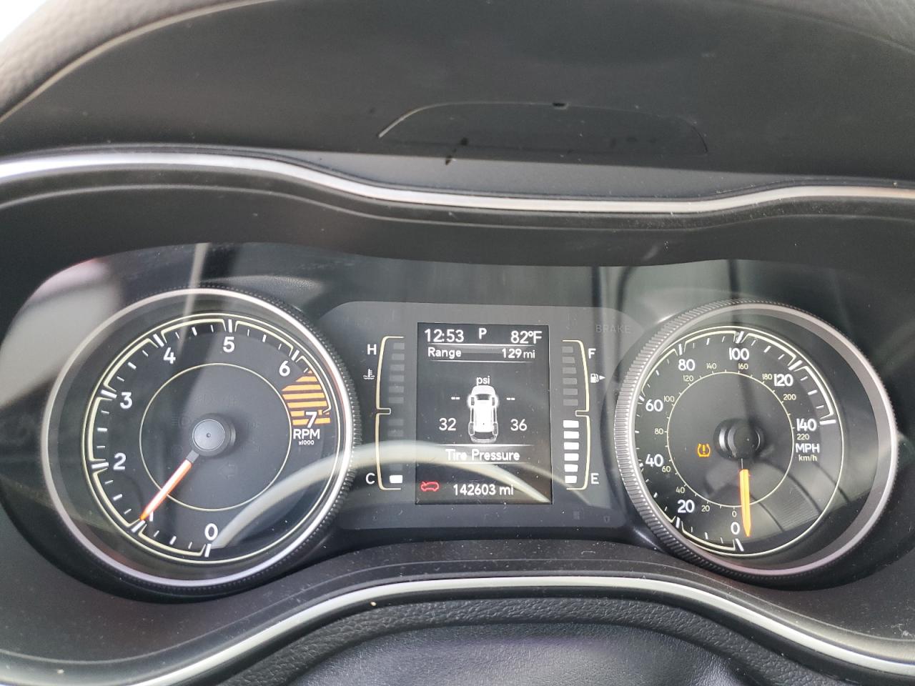 2019 Jeep Grand Cherokee VIN 1C4PJLLB2KD186954 Copart auction photo, top/roof damage thumbnail 9