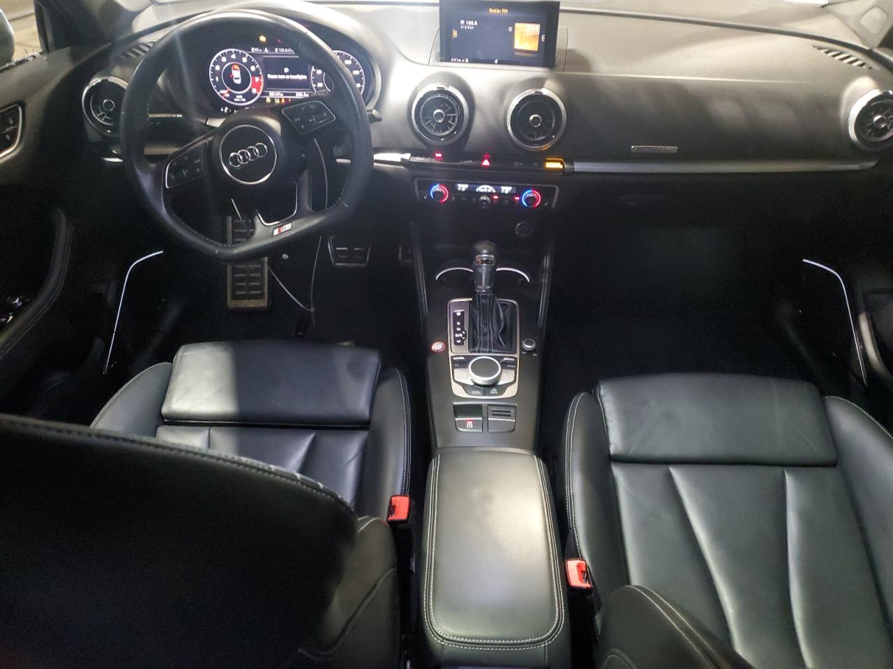 2018 Audi S3 VIN WAUB1GFF3J1010332 Copart auction photo, undercarriage / front end damage thumbnail 8