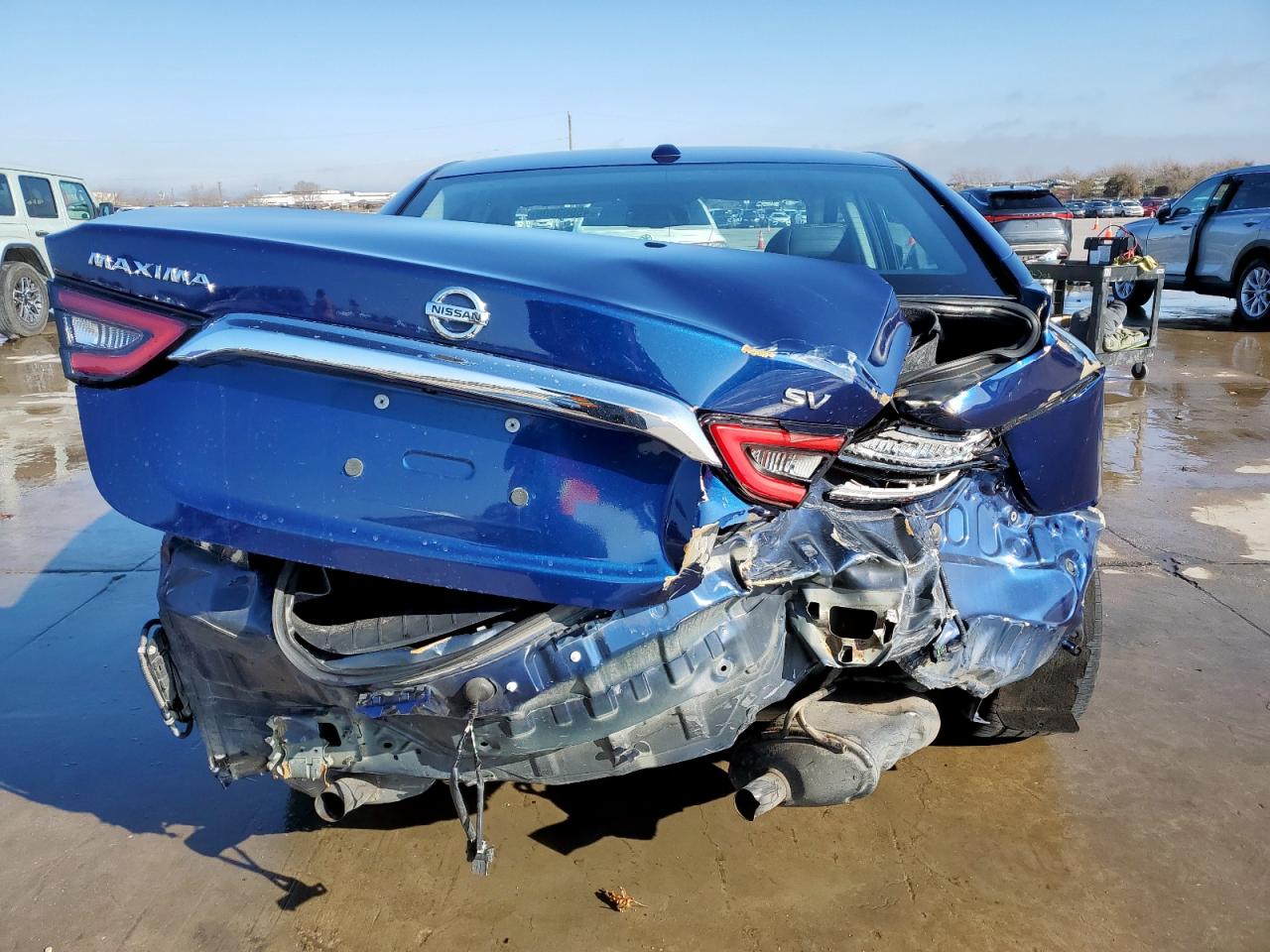 2021 Nissan Maxima VIN 1N4AA6CV8MC512644 Copart auction photo, rear end damage thumbnail 6
