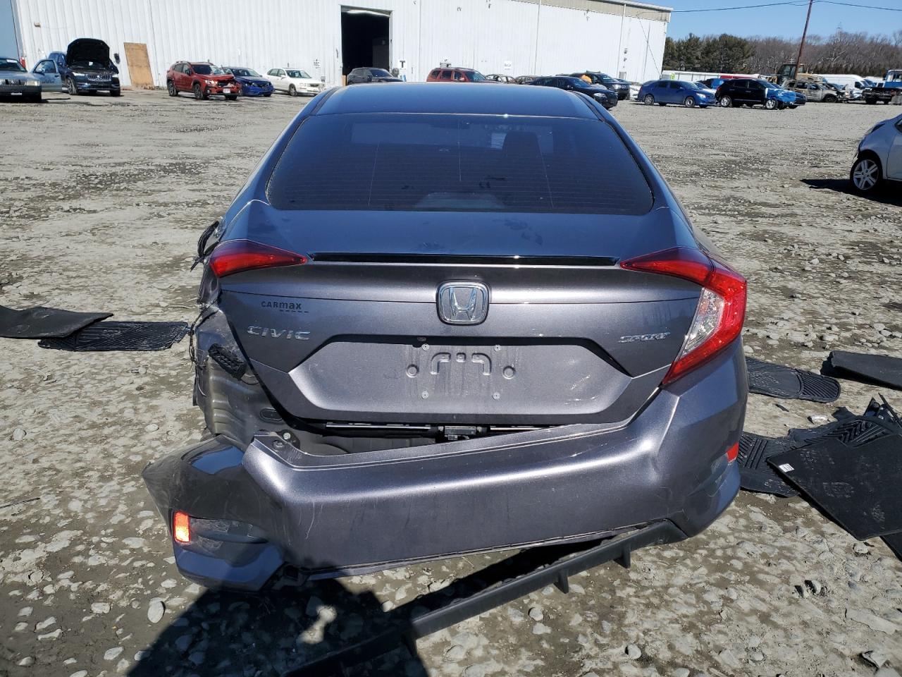 2021 Honda Civic VIN 19XFC2F83ME200863 Copart auction photo, all over damage thumbnail 6