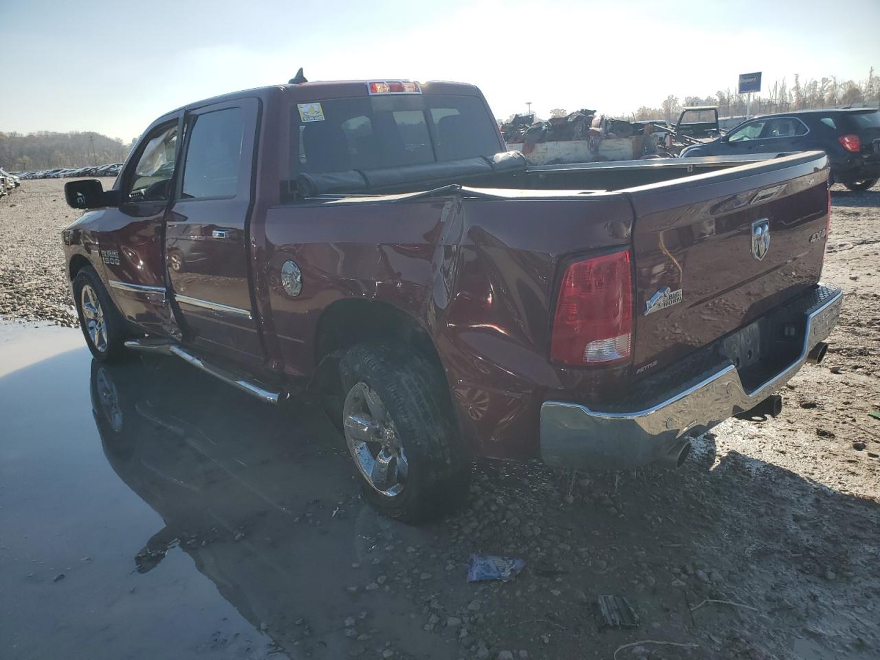 2018 RAM 1500 VIN 1C6RR7LT5JS248642 Copart auction photo, side damage thumbnail 2
