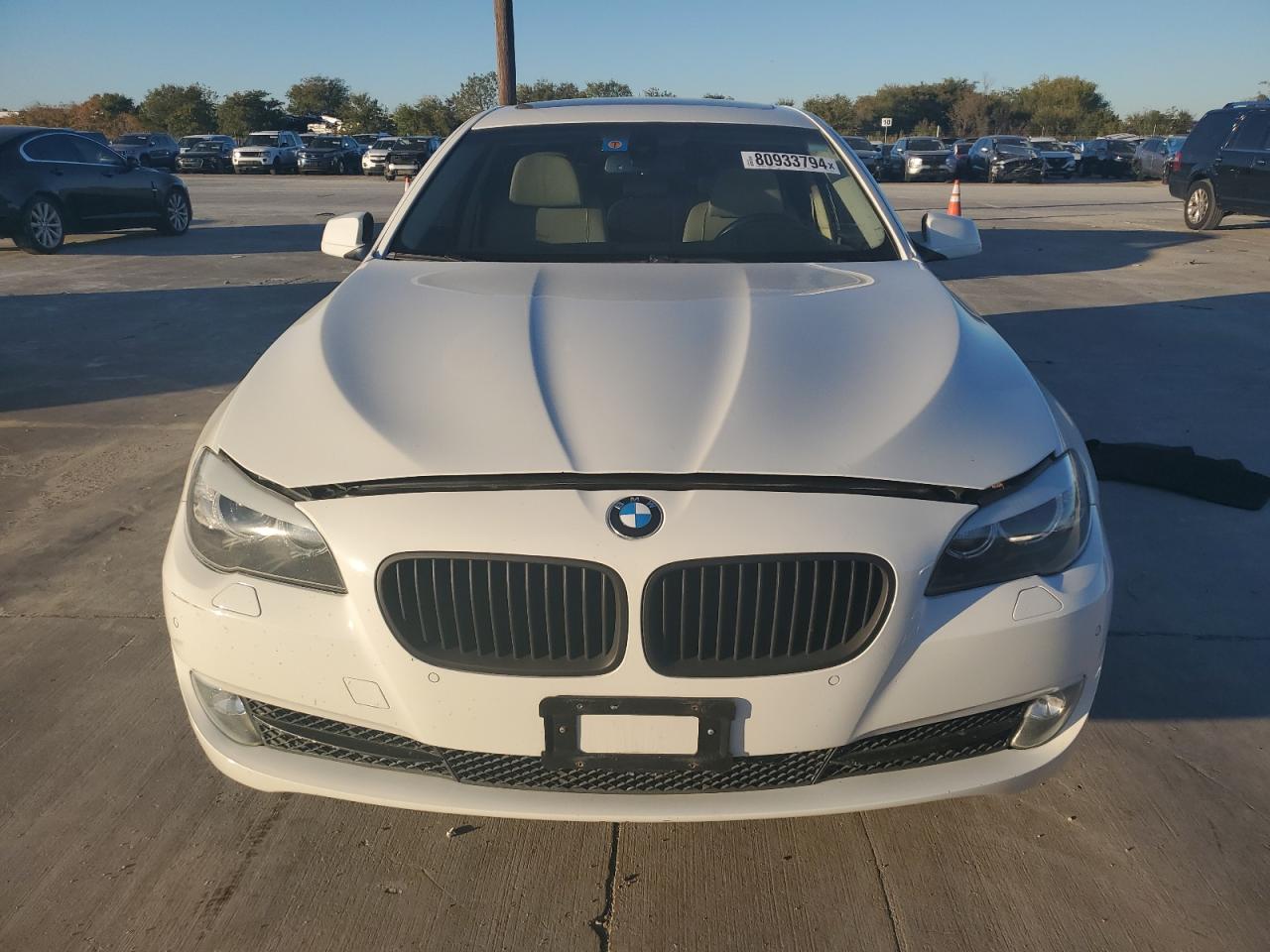 2012 BMW 5er VIN WBAFR7C51CC811175 Copart auction photo, mechanical damage thumbnail 5
