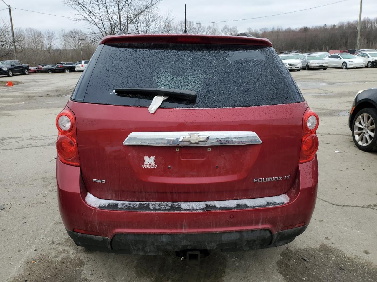 2014 Chevrolet Equinox VIN 1GNFLGEK1EZ127824 Copart auction photo, front end / side damage thumbnail 6