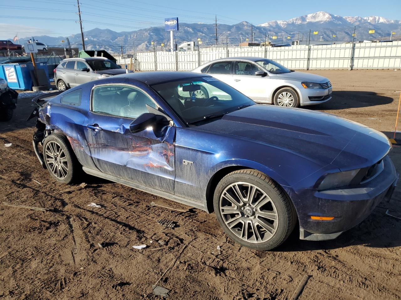 2010 Ford Mustang VIN 1ZVBP8CH2A5146597 Copart auction photo, side / rear end damage thumbnail 4