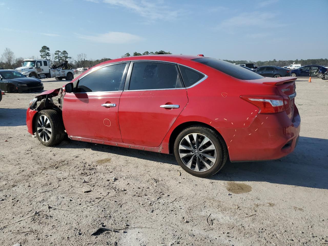 2019 Nissan Sentra VIN 3N1AB7AP2KY286576 Copart auction photo, side / front end damage thumbnail 2