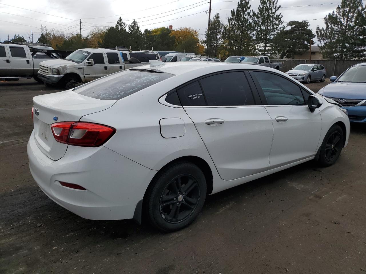 2018 Chevrolet Cruze VIN 1G1BH5SE0J7128313 Copart auction photo, front end / side damage thumbnail 3