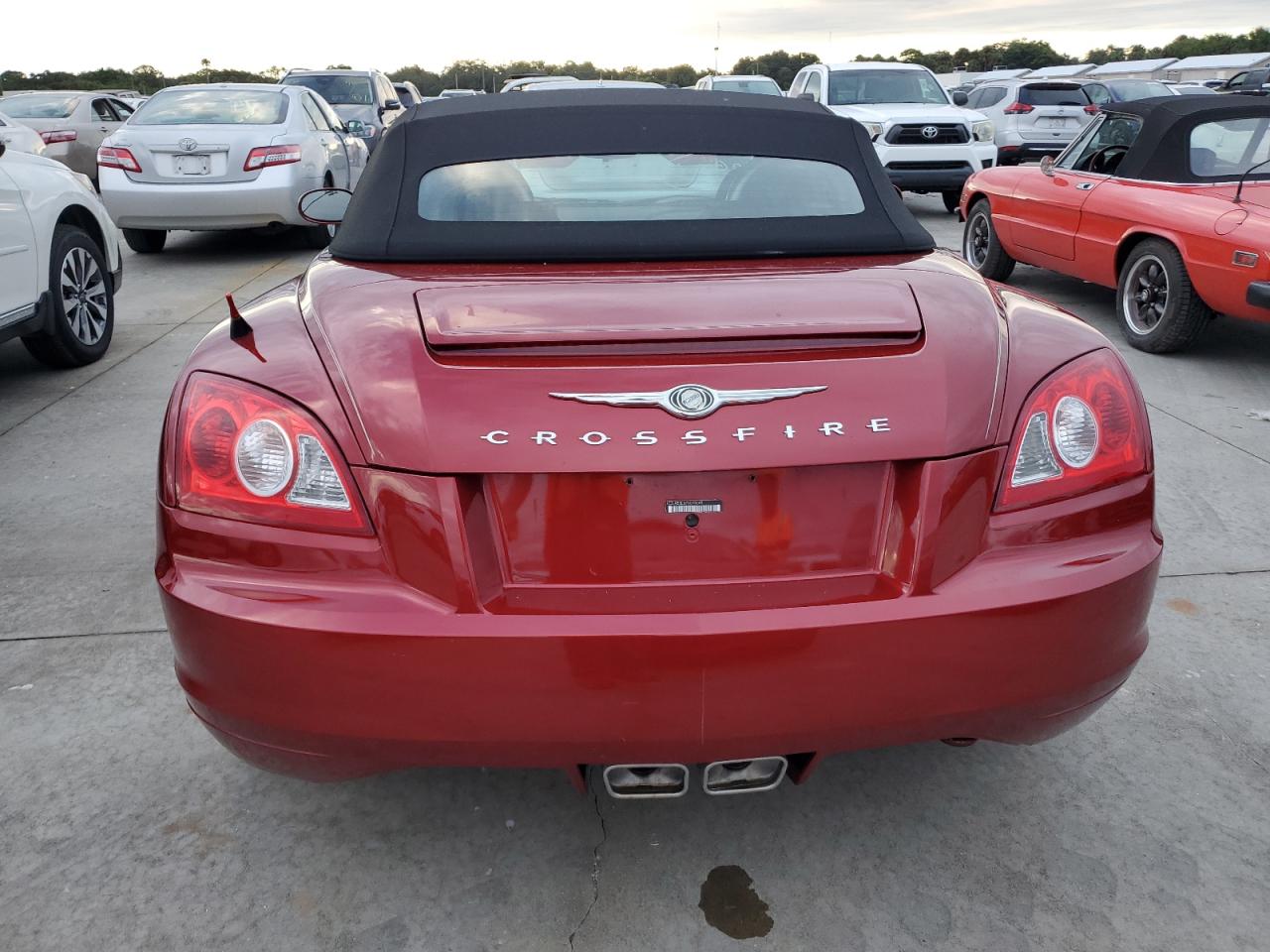 2007 Chrysler Crossfire VIN 1C3LN55L67X070249 Copart auction photo, water/flood damage thumbnail 6