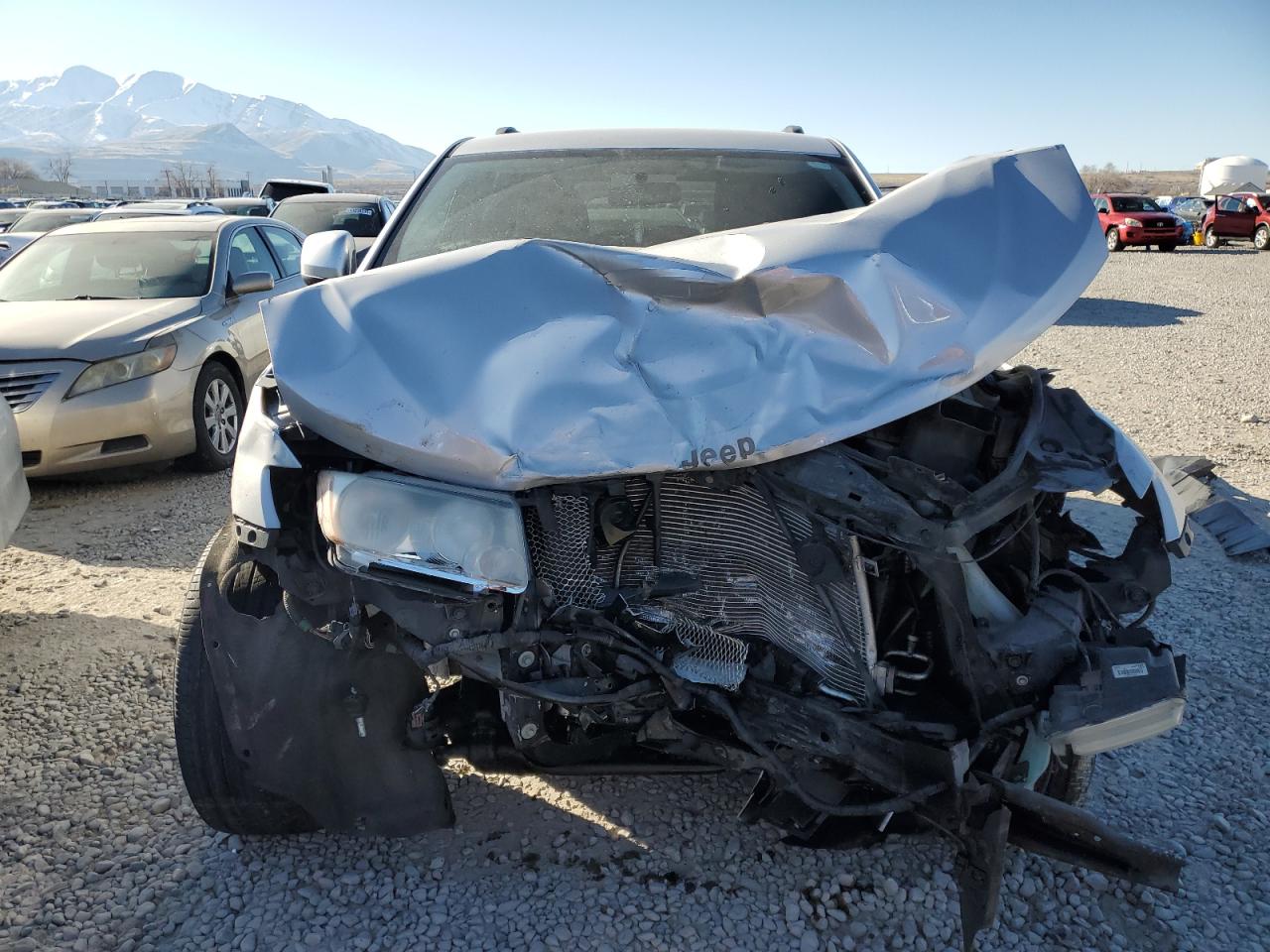 2012 Jeep Grand Cherokee VIN 1C4RJFAG3CC332097 Copart auction photo, front end damage thumbnail 5
