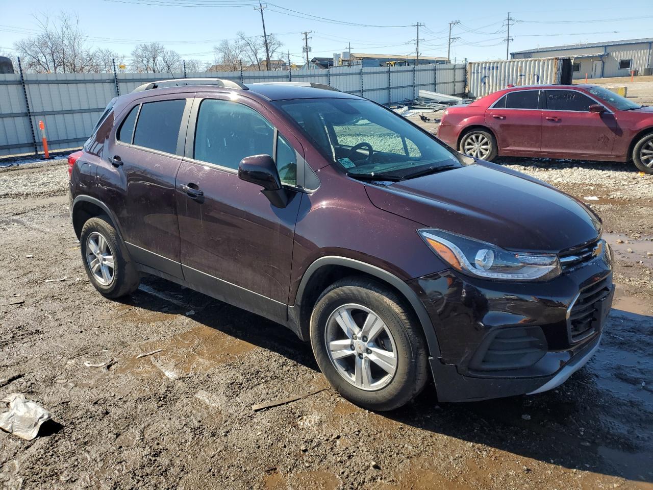 2021 Chevrolet Trax VIN KL7CJPSB5MB319502 Copart auction photo, side damage thumbnail 4