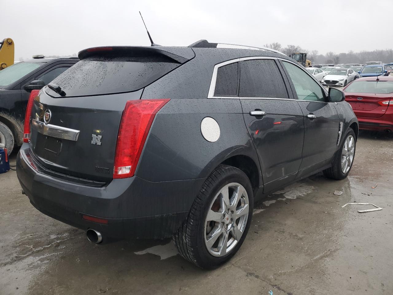 2010 Cadillac SRX VIN 3GYFNBEY8AS596386 Copart auction photo, side damage thumbnail 3