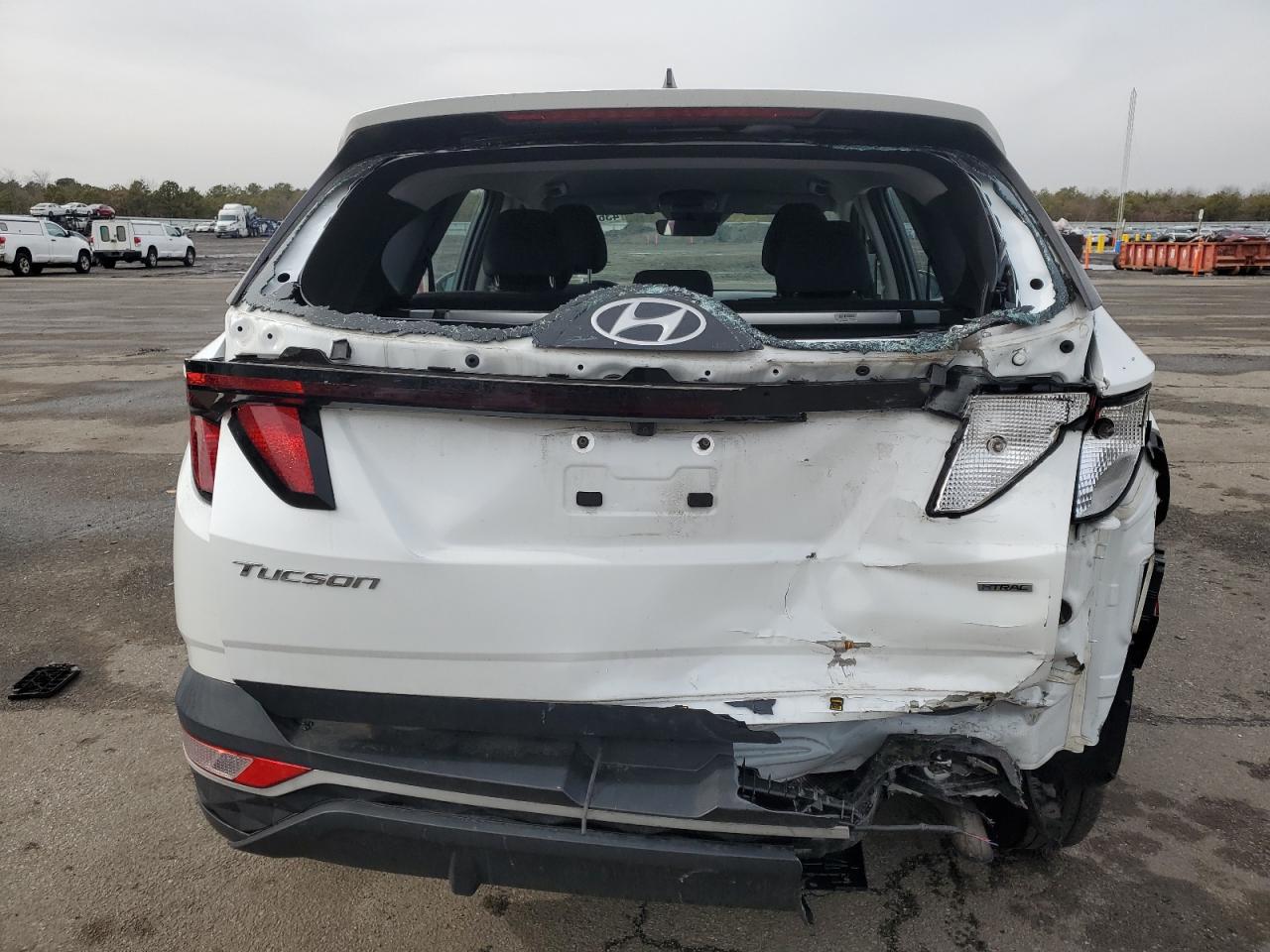 2022 Hyundai Tucson VIN 5NMJACAE8NH028472 Copart auction photo, rear end / minor dent/scratches damage thumbnail 6
