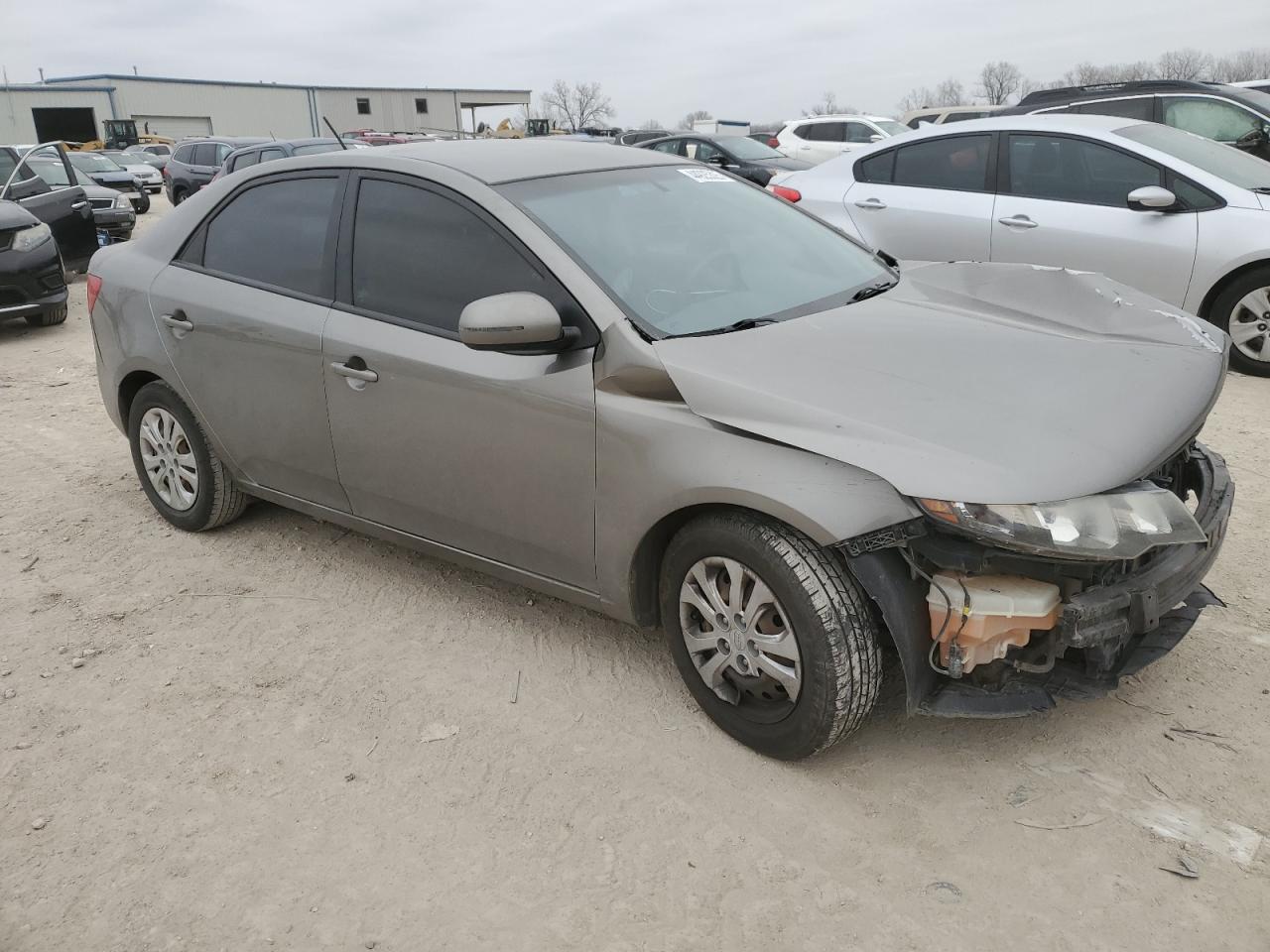 2012 KIA Forte VIN KNAFU4A25C5628579 Copart auction photo, front end / undercarriage damage thumbnail 4