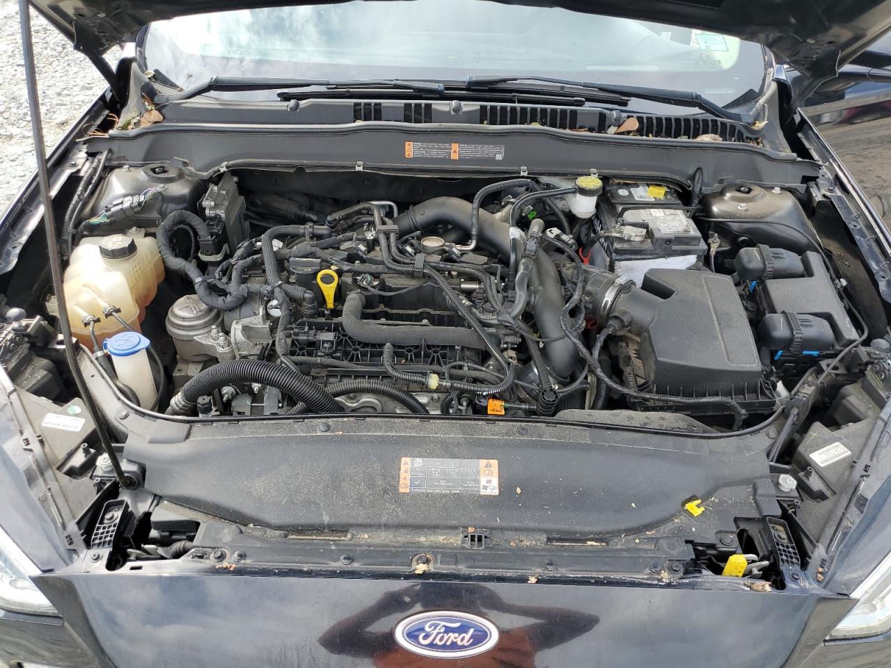2020 Ford Fusion VIN 3FA6P0CD7LR152792 Copart auction photo, top/roof / rear end damage thumbnail 11