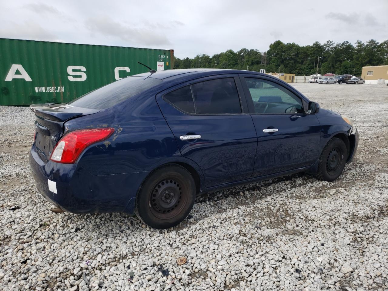 2013 Nissan Versa VIN 3N1CN7AP3DL843768 Copart auction photo, all over damage thumbnail 3