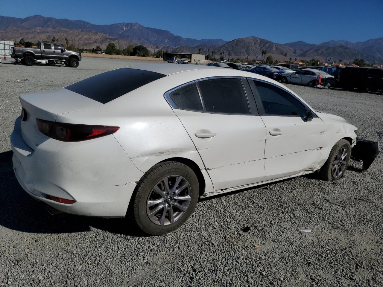 2022 Mazda 3 VIN JM1BPAAL5N1507867 Copart auction photo, all over damage thumbnail 3