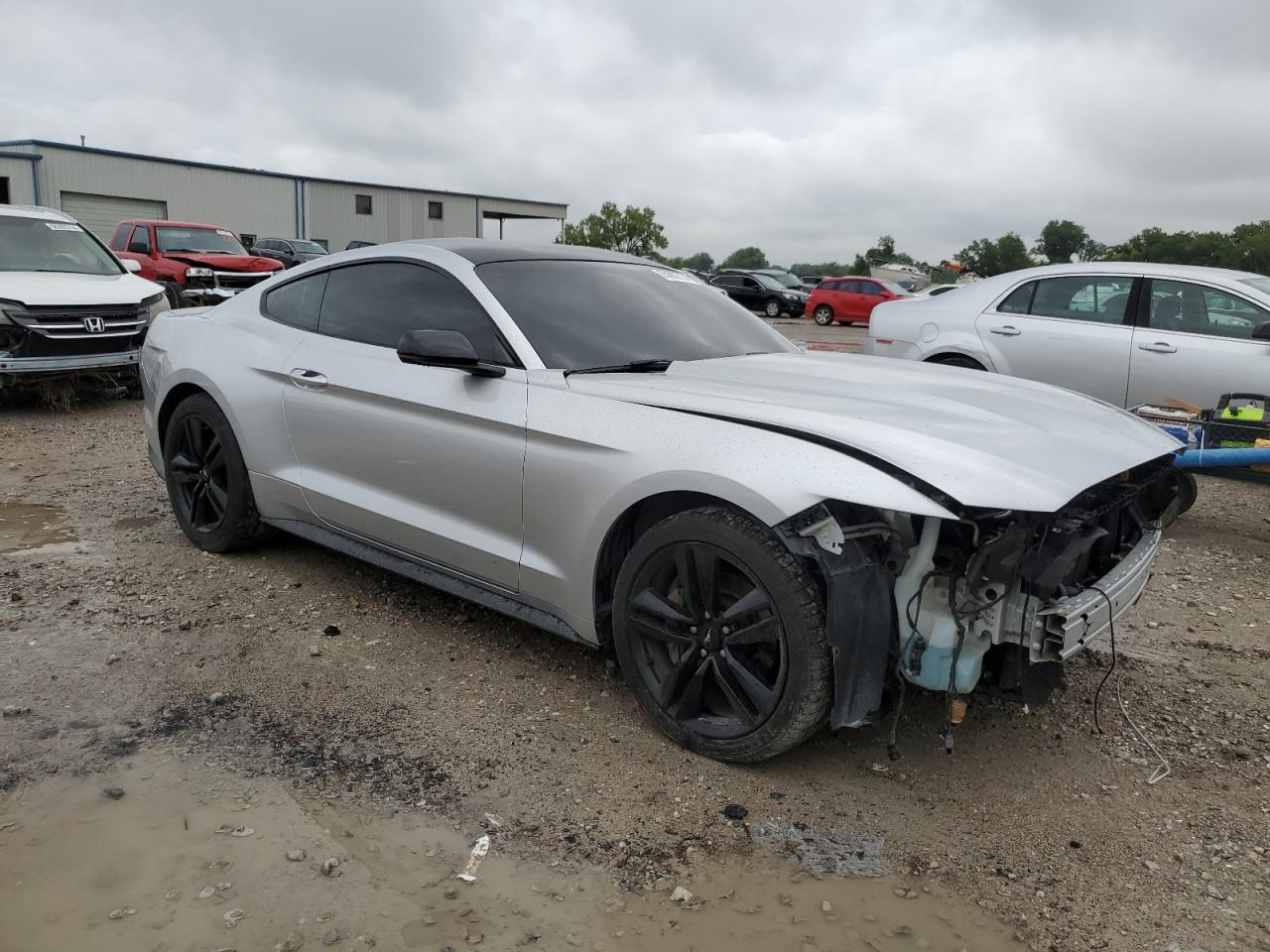 2015 Ford Mustang VIN 1FA6P8TH1F5342337 Copart auction photo, front end damage thumbnail 4