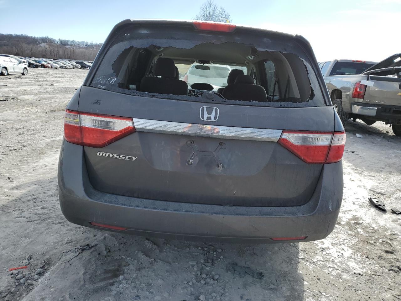2012 Honda Odyssey VIN 5FNRL5H45CB097169 Copart auction photo, rear end damage thumbnail 6