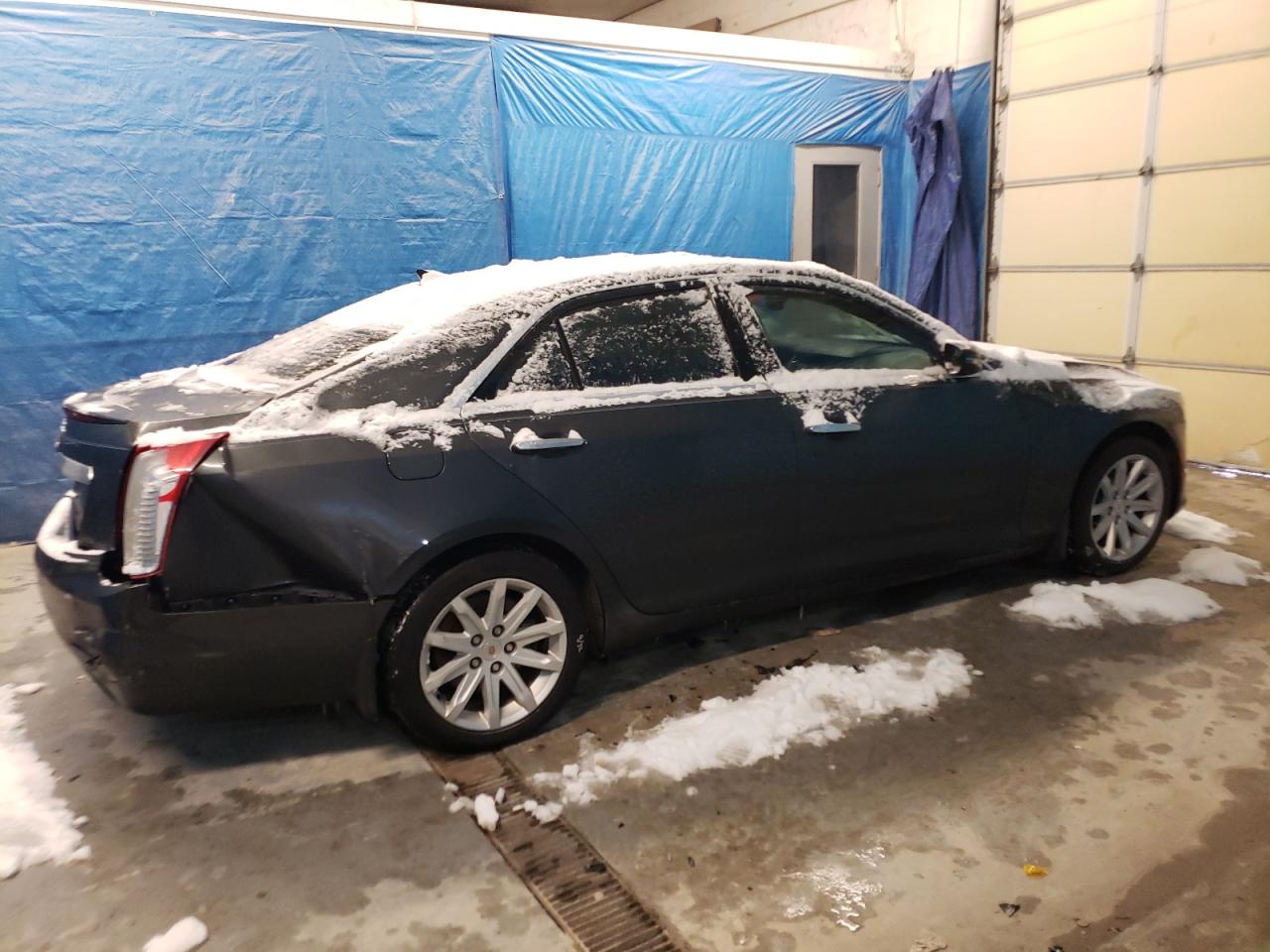 2014 Cadillac CTS VIN 1G6AW5SX5E0128822 Copart auction photo, rear end damage thumbnail 3