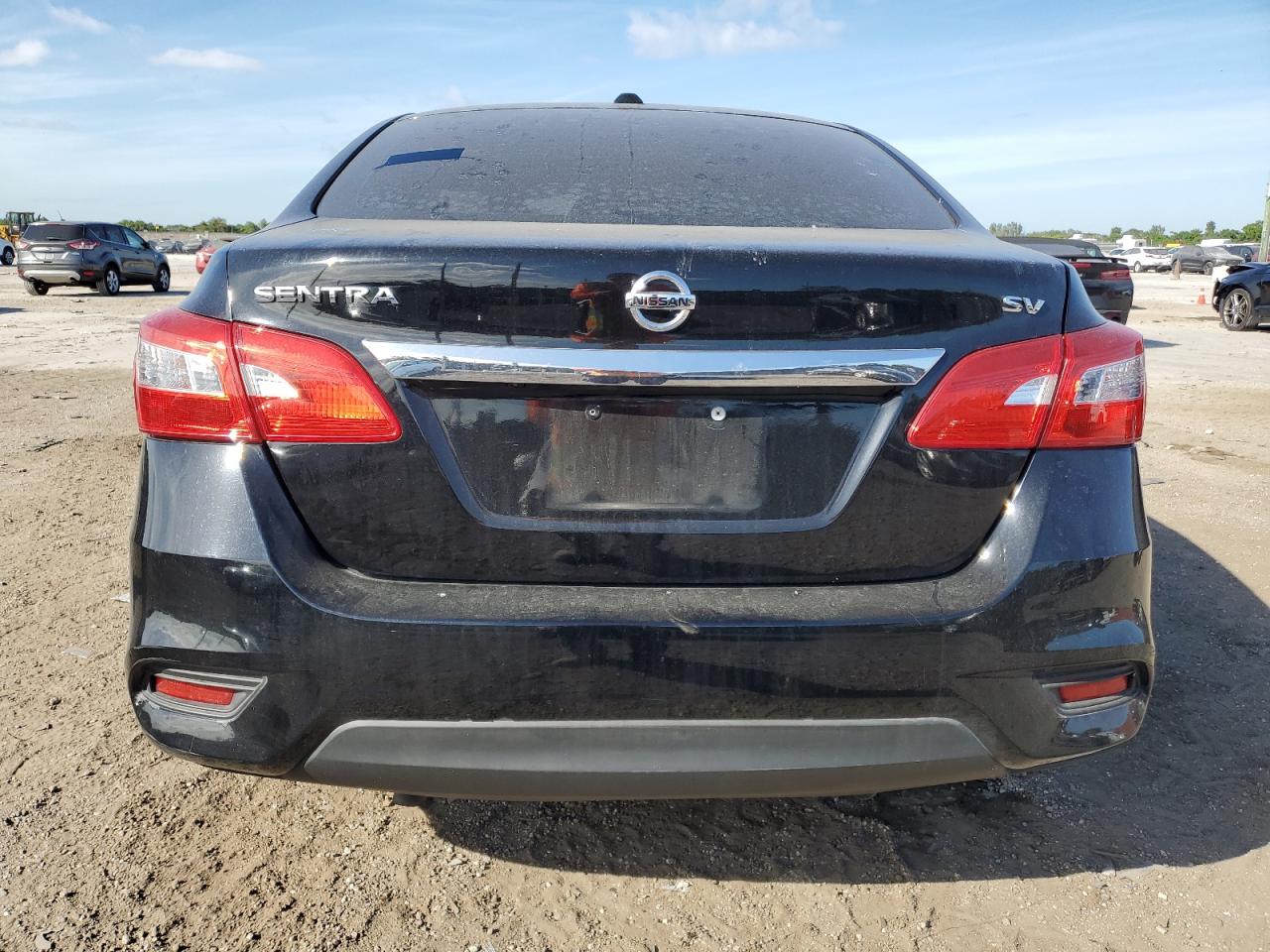 2017 Nissan Sentra VIN 3N1AB7AP4HY375767 Copart auction photo, side / rear end damage thumbnail 6