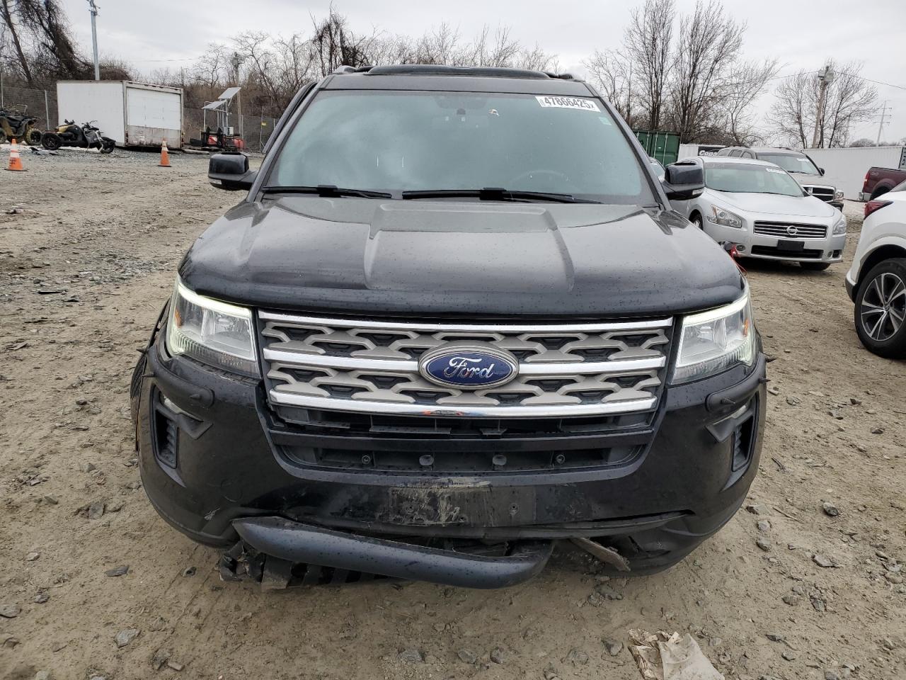 2018 Ford Explorer VIN 1FM5K8DH8JGA10942 Copart auction photo, undercarriage / side damage thumbnail 5