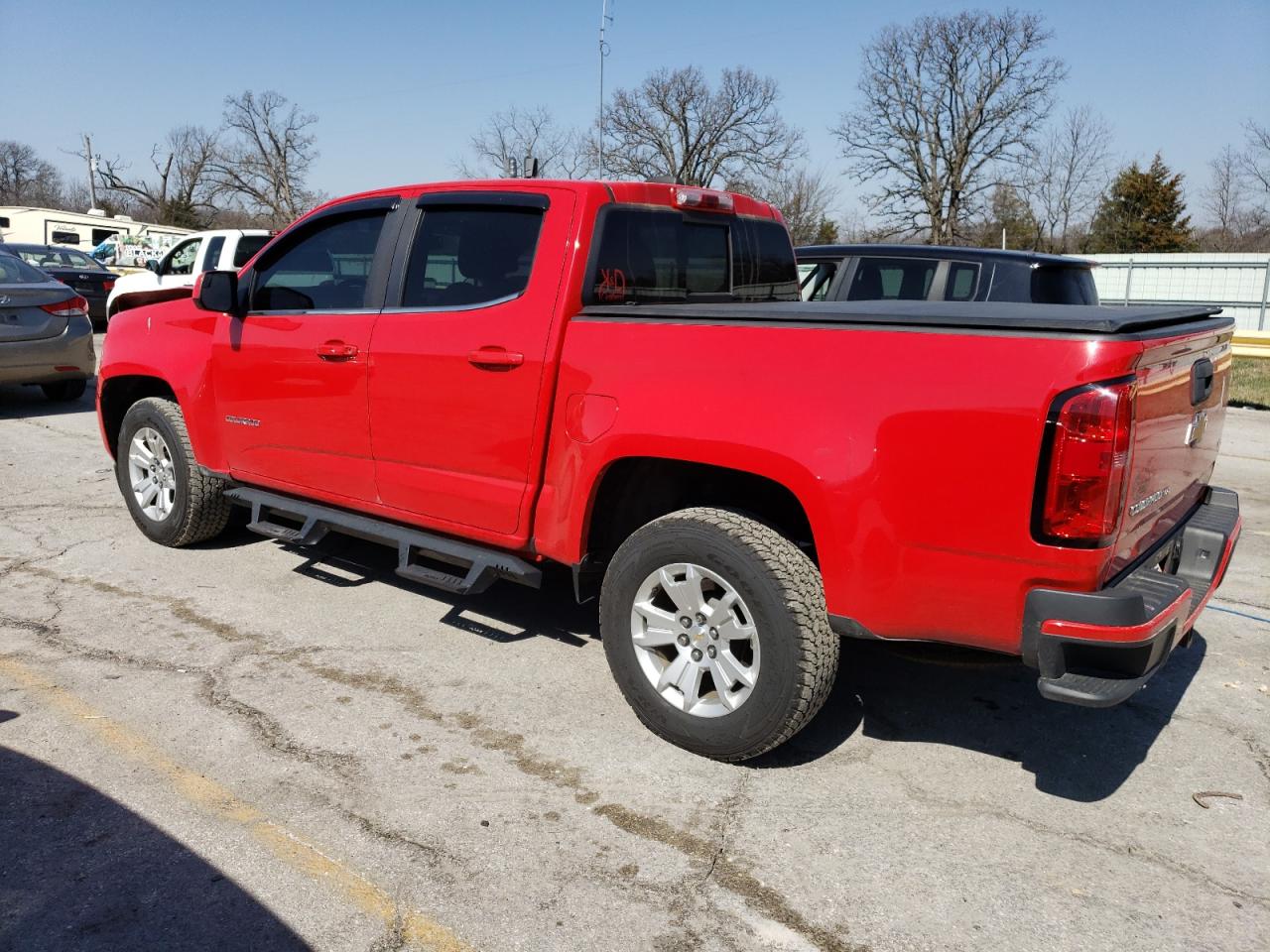 2019 Chevrolet Colorado VIN 1GCGSCEN1K1326434 Copart auction photo, front end / hail damage thumbnail 2