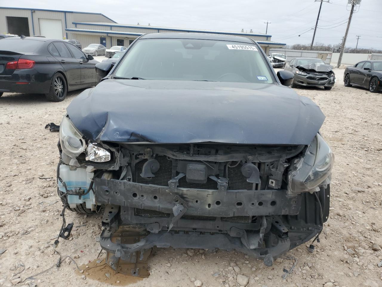 2018 Mazda 3 VIN 3MZBN1L39JM256350 Copart auction photo, front end damage thumbnail 5