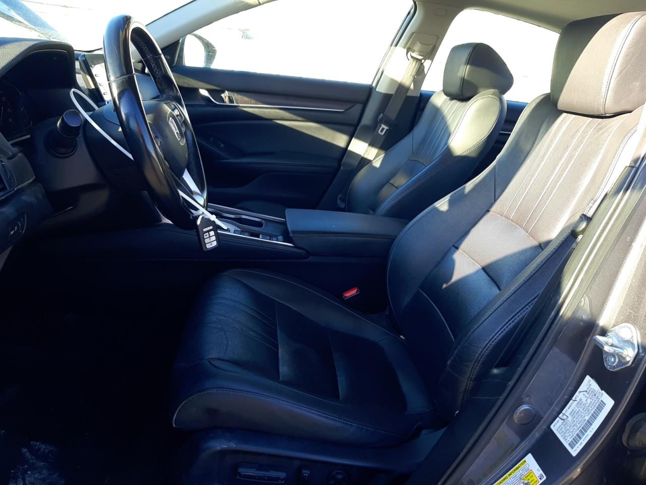 2021 Honda Accord VIN 1HGCV1F59MA022068 Copart auction photo, top/roof damage thumbnail 7