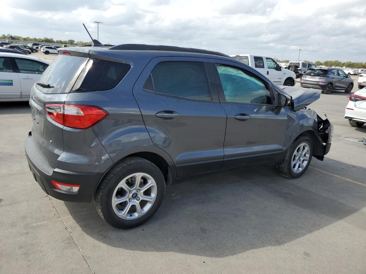 2021 Ford EcoSport VIN MAJ3S2GE8MC423648 Copart auction photo, frame damage / front end damage thumbnail 3
